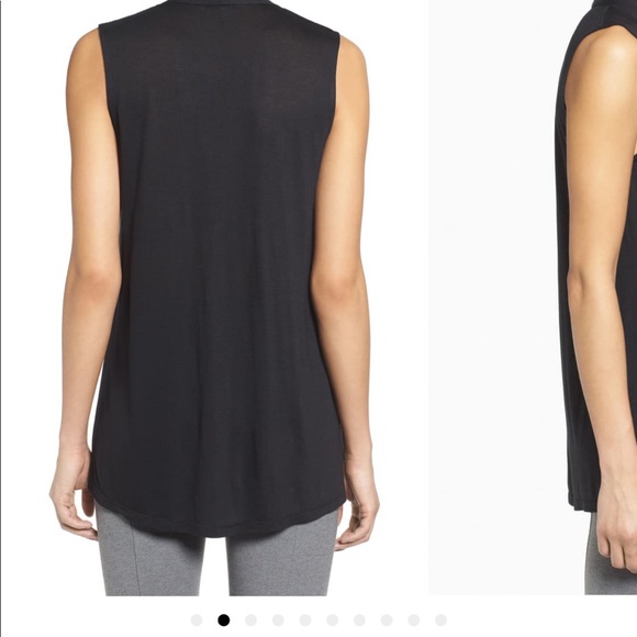 Halogen Pleated Front V-Neck Top - Picture 5 of 6